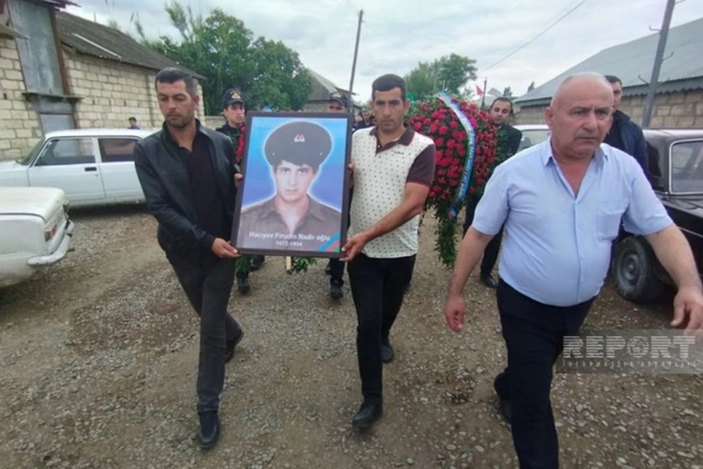 В Гёйчайском районе похоронен шехид первой Карабахской войны Фируддин Гаджиев