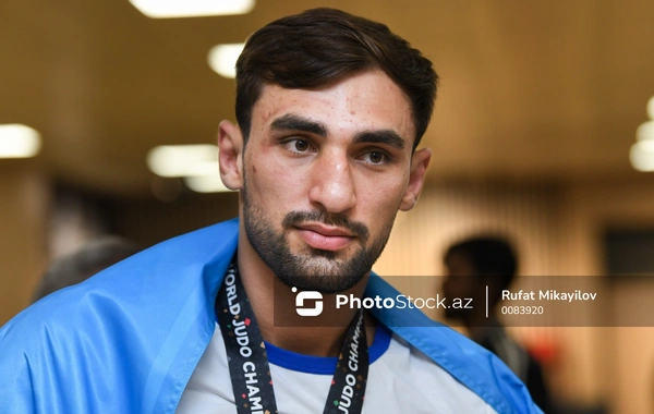 Cüdo üzrə dünya çempionu Zelim Kotsoyev vətənə qayıdıb