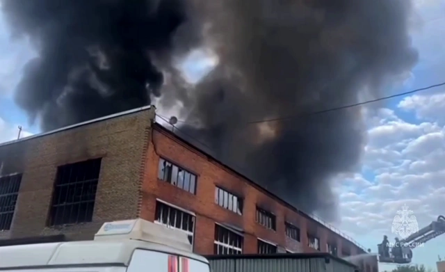 Пожар в Москве полностью потушен