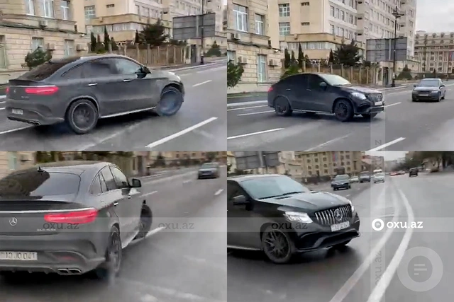 Официальное заявление о водителе автомобиля, устроившем дрифт в Баку