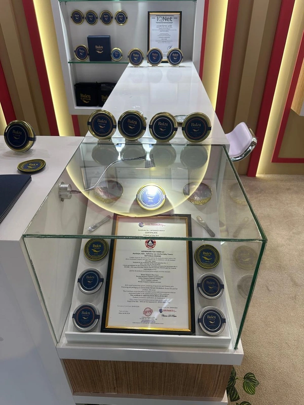 "Baku Caviar" kürüsü Ər-Riyadda keçirilən "Saudi Food Show" sərgisində ilk dəfə təqdim edilib