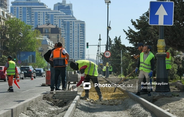 Когда завершатся ремонтные работы на одном из основных бакинских проспектов?