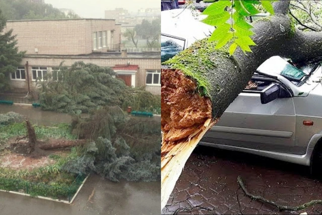 На российский регион обрушился ураган: есть погибший и раненые