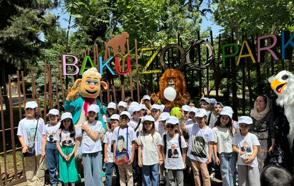 В Бакинском зоопарке по случаю Международного дня защиты детей организован праздник