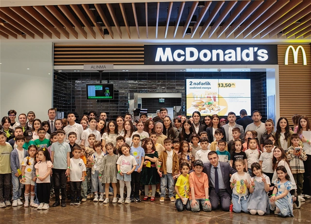 "McDonald"s Azərbaycan" və DSMF şəhid övladları üçün tədbir təşkil ediblər