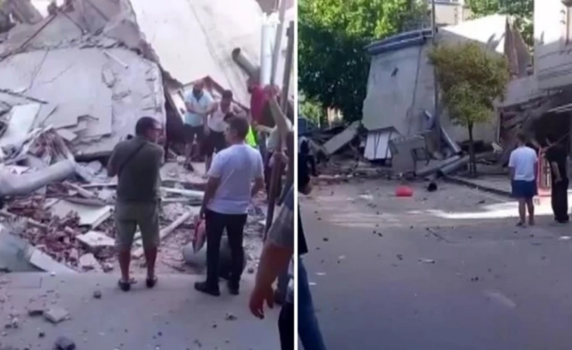 В Стамбуле обрушилось здание: спасены 7 пострадавших, двое из них в тяжелом состоянии