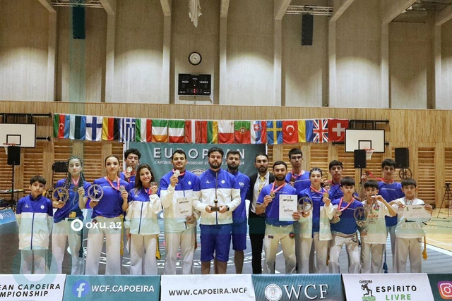 Азербайджанские капоэйристы завоевали 11 медалей на чемпионате Европы