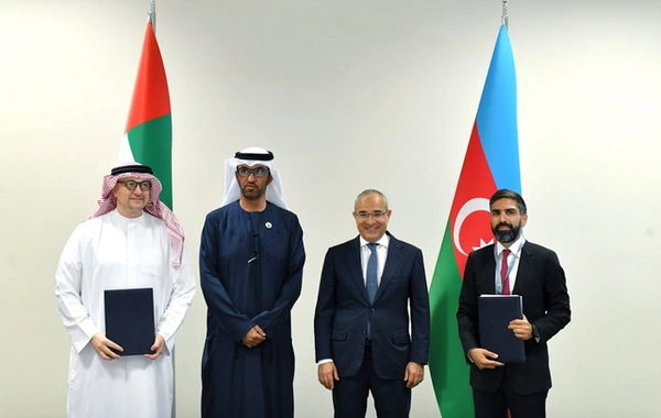 SOCAR и Masdar подписали соглашение акционеров по трем проектам