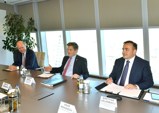 Состоялась встреча министра экономики Азербайджана с исполнительным вице-президентом компании bp