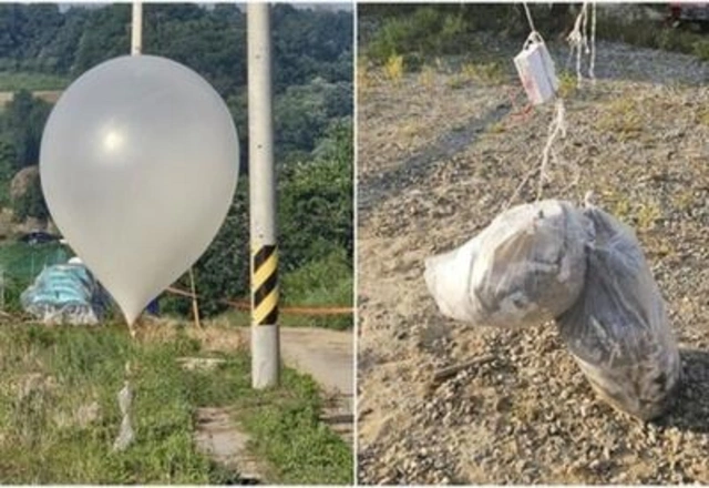 СМИ: КНДР снова запустила шары с мусором в Южную Корею