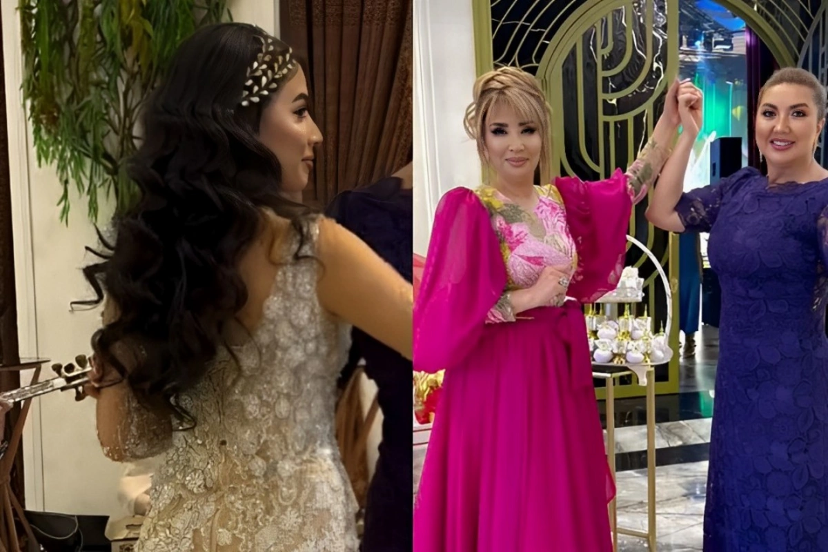 Проходит свадьба дочери заслуженной артистки Эльнары Абдуллаевой