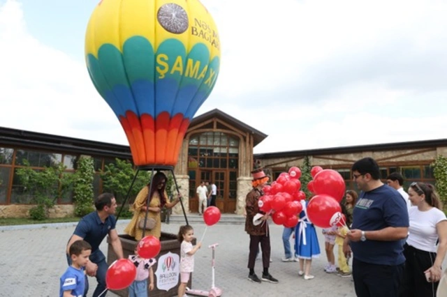 Кадры с Фестиваля воздушных шаров в Шамахы