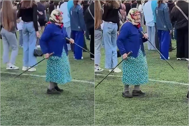 90 yaşlı rusiyalı nənə rəqsi ilə internetin fenomeninə çevrildi