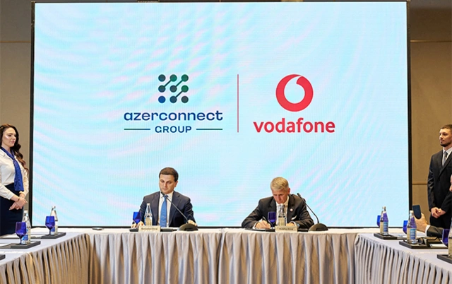 "Azerconnect Group" və "Vodafone Group" arasında tərəfdaşlıq müqaviləsi imzalandı