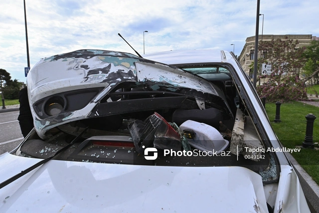 В Сабаильском районе столкнулись автомобили: есть пострадавший