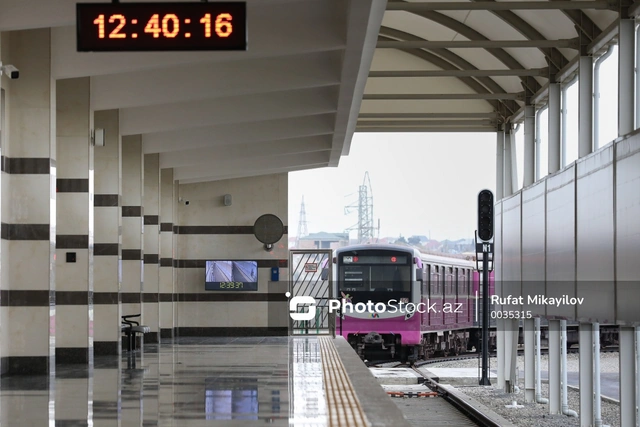 В Баку на одной из станций метро обновлено расписание движения