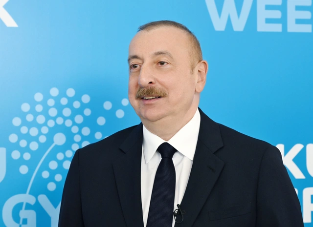 На телеканале Euronews показано интервью Президента Азербайджана Ильхама Алиева
