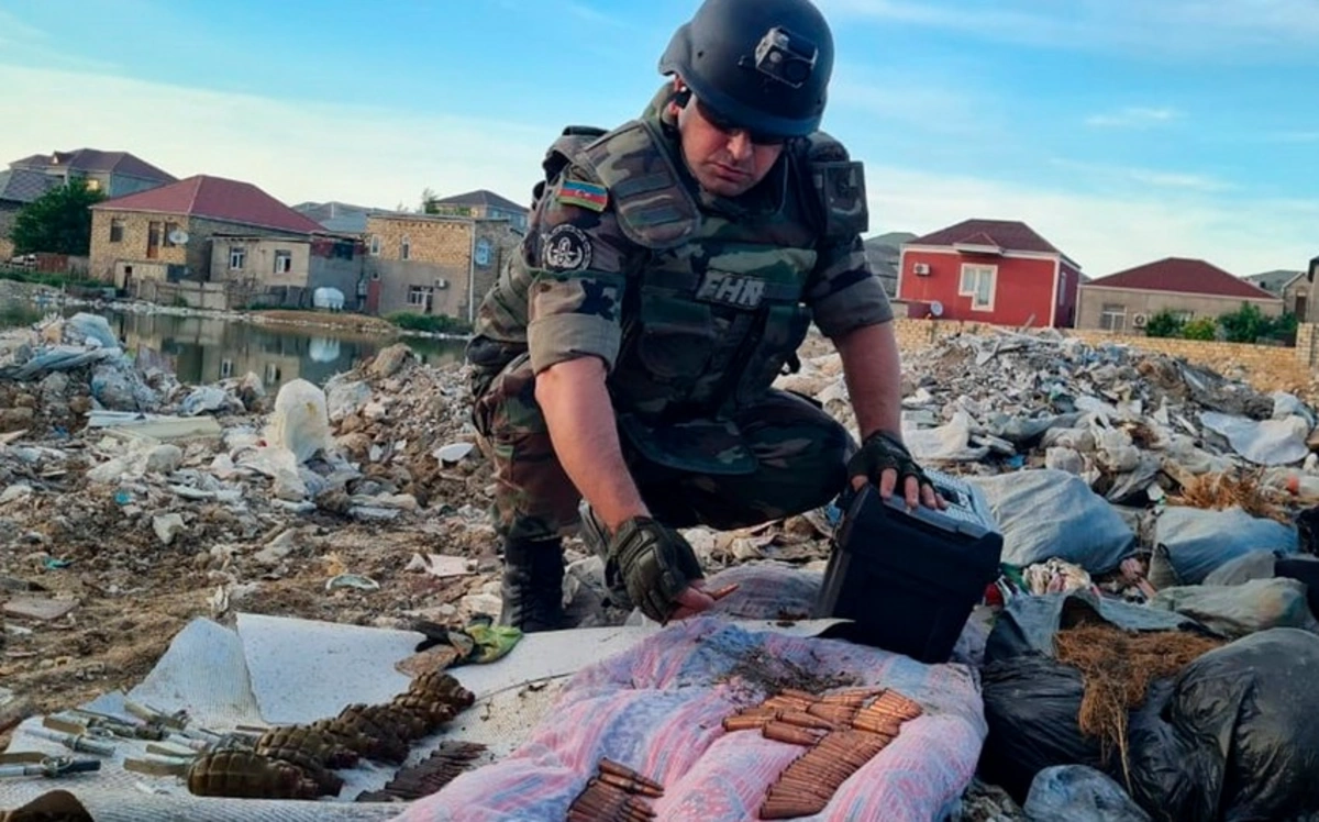 В Абшеронском районе обнаружены боеприпасы