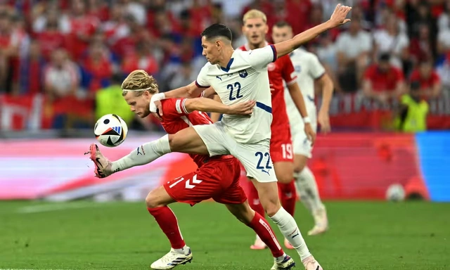 Евро-2024: сборная Сербии сыграла вничью с командой Дании и покинула турнир