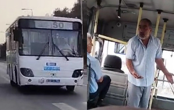 50 nömrəli avtobusun özbaşınalıq edən sürücüsü cəzalandırılacaq - RƏSMİ