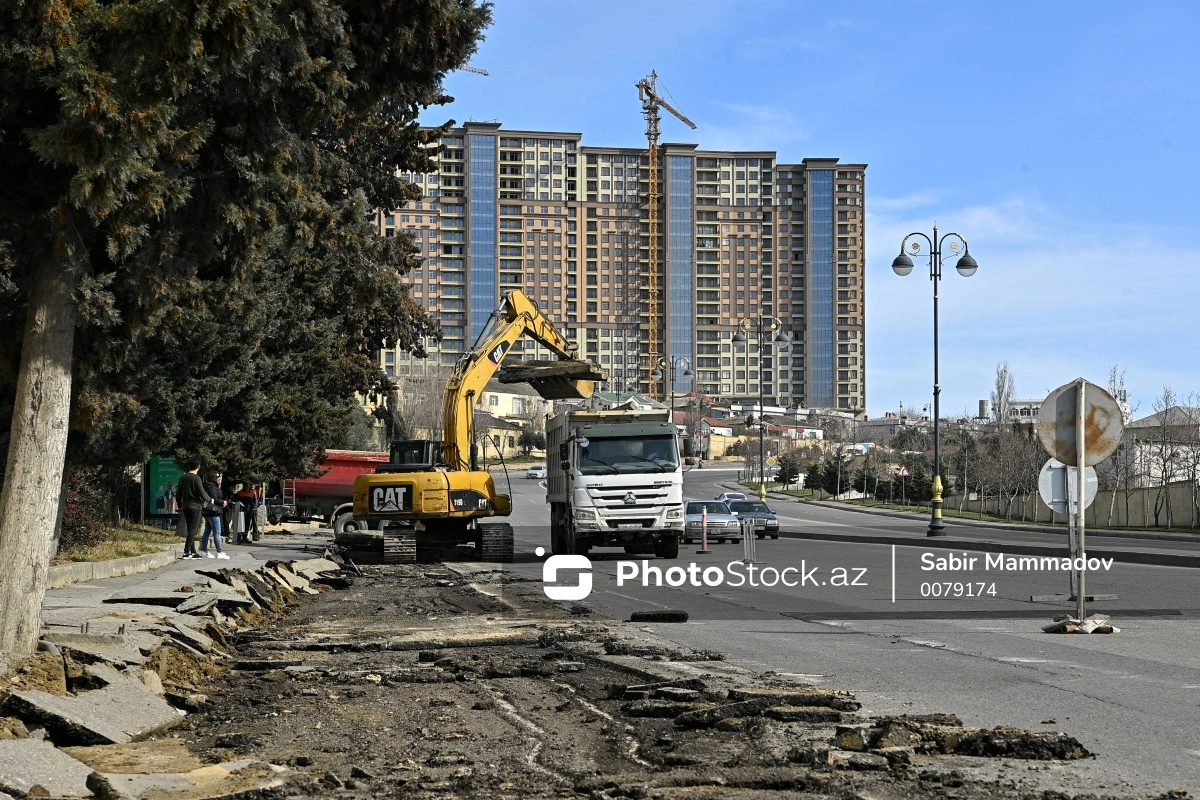 8 Noyabr prospektində görülən işlərin yekunlaşacağı tarix AÇIQLANDI