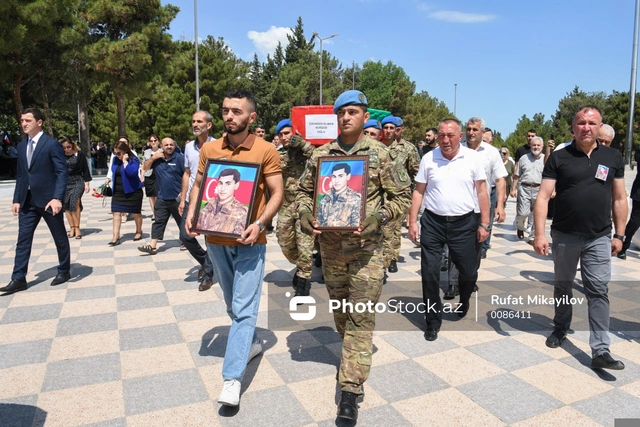 В Сумгайыте перезахоронили останки шехида I Карабахской войны Эльмана Джавадова