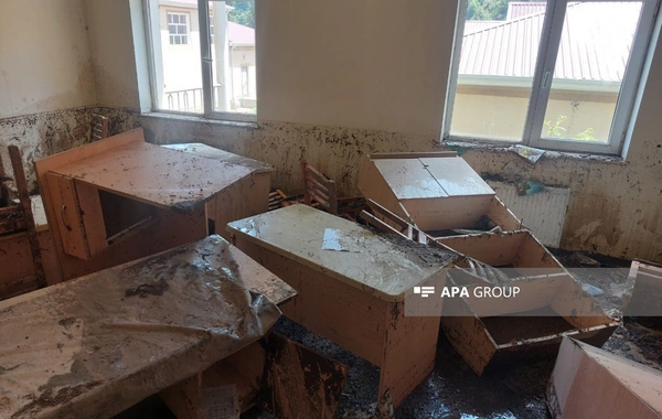 Стихийное бедствие повредило 7 школ на юге Азербайджана