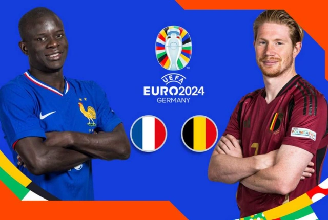 Евро-2024: в 1/8 финала встречаются сборные Франции и Бельгии