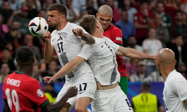 Евро-2024: в 1/8 финала встречаются сборные Португалии и Словении