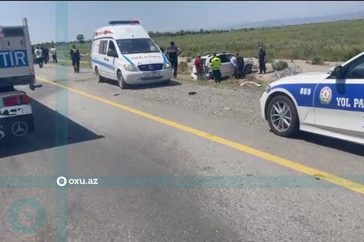 Тяжелое ДТП на дороге Баку - Газах: есть погибшая и пострадавшие