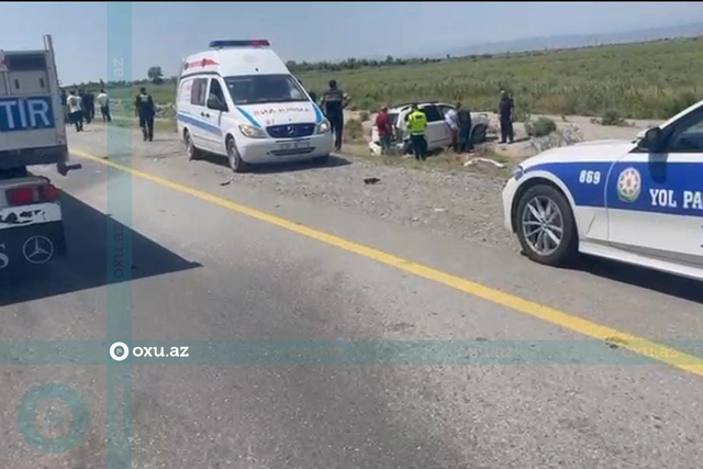 Тяжелое ДТП на дороге Баку - Газах: есть погибшая и пострадавшие