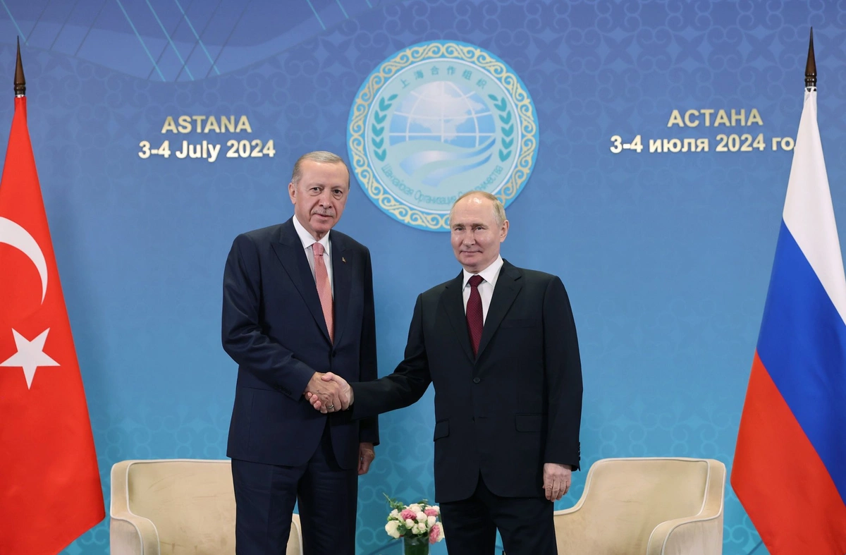 В Астане состоялись переговоры Эрдогана и Путина
