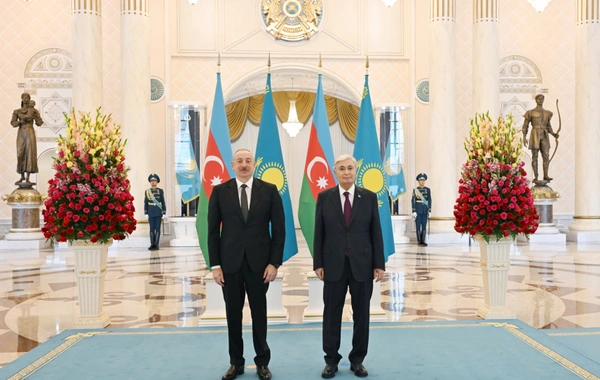 В Астане состоялась встреча президентов Азербайджана и Казахстана