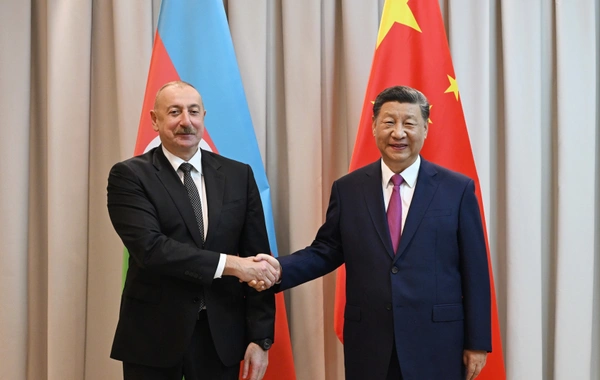 Astanada Azərbaycan və Çin liderlərinin görüşü keçirilib