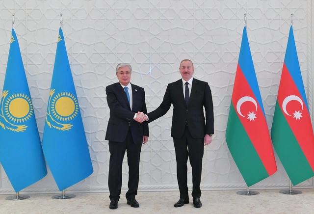 В Астане началась встреча президентов Азербайджана и Казахстана