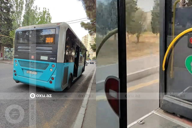 Водитель автобуса в Баку рискует жизнями пассажиров