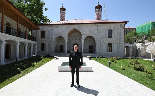 В Шуше состоялось открытие после реставрации мечети Ашагы Говхар Ага