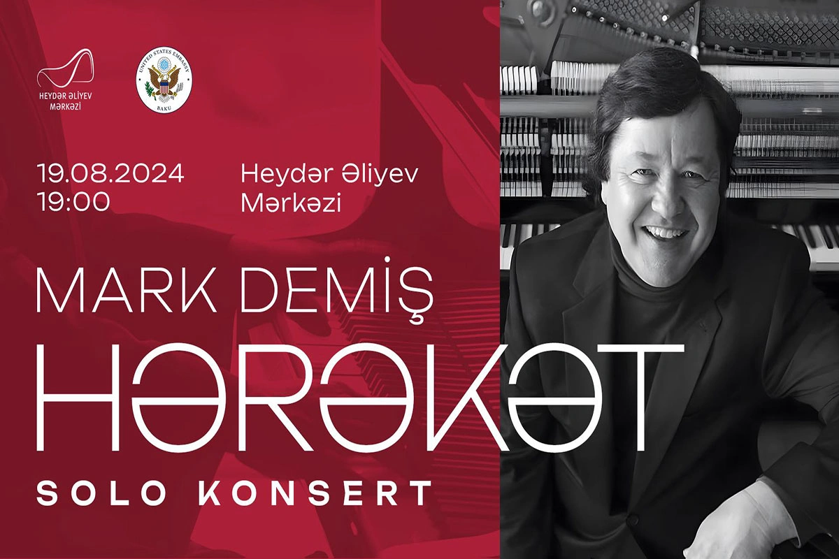 Pianoçu Mark Demişin Heydər Əliyev Mərkəzində konserti olacaq