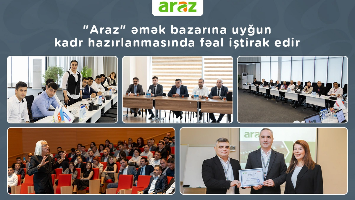 "Araz" supermarketlər şəbəkəsi əmək bazarına uyğun kadr hazırlanmasında fəal iştirak edir