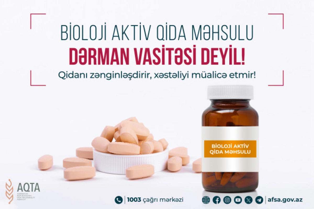 Bir sıra bioloji aktiv qida məhsullarının idxalına QADAĞA