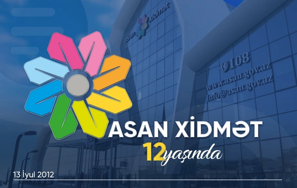 "ASAN xidmət"in yaradılmasından 12 il ötür