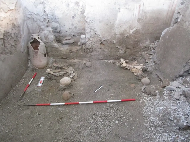 Некоторые жители Помпей, выжившие при извержении Везувия, погибли от землетрясения
