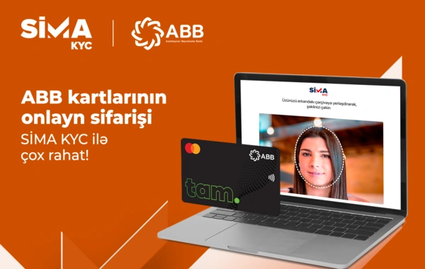 ABB debet kartlarını "SİMA KYC" ilə onlayn sifariş et!