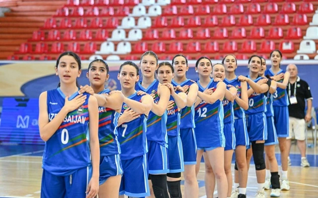 Чемпионат Европы среди девушек по баскетболу U-18: Азербайджан против Грузии