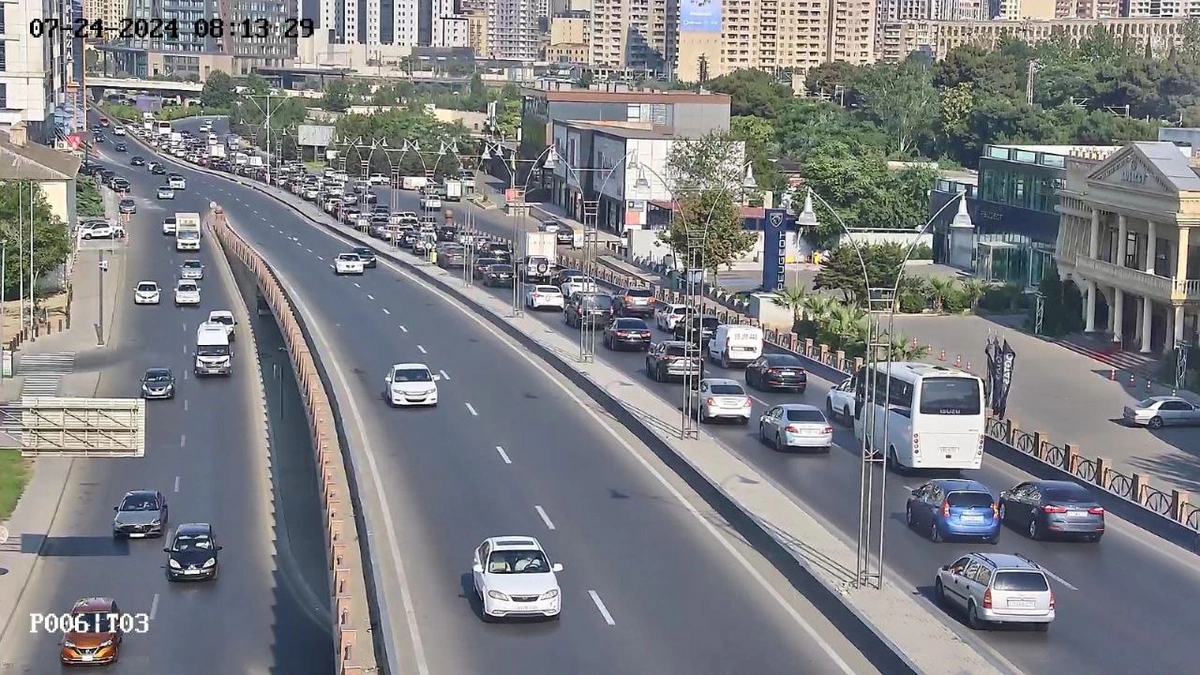 Bakının hansı küçələrində sıxlıq var? - 24.07.2024