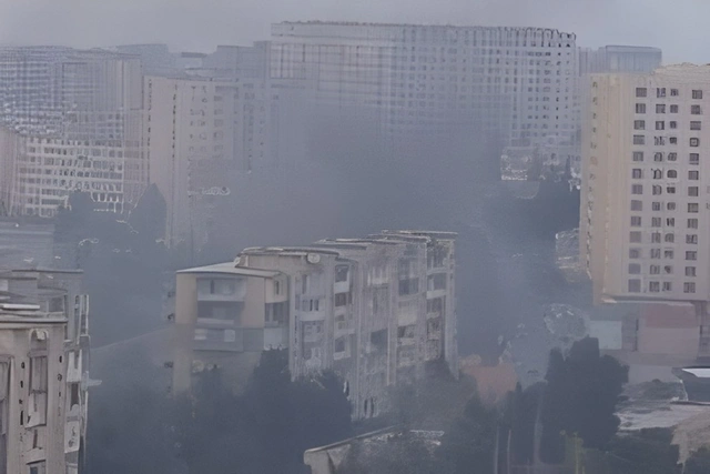 В Хатаинском районе столицы произошел пожар