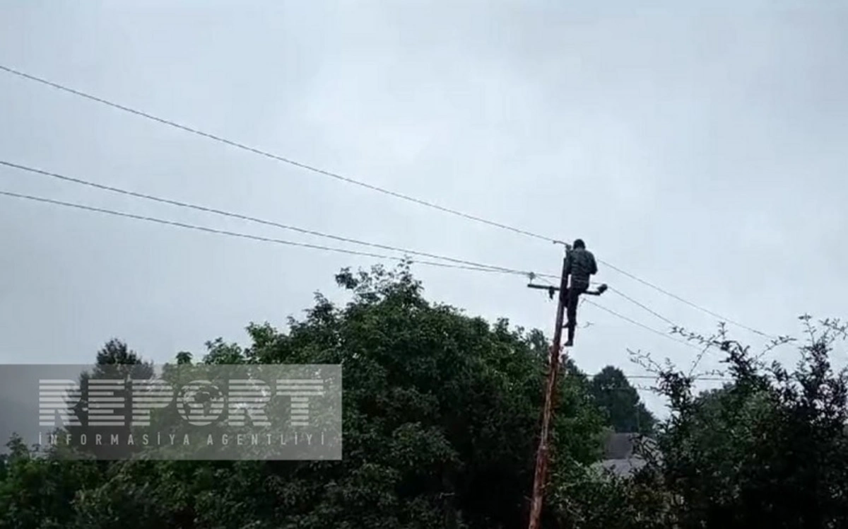 Astarada leysan fəsadlar törətdi: Sakinlər işıqsız qaldılar