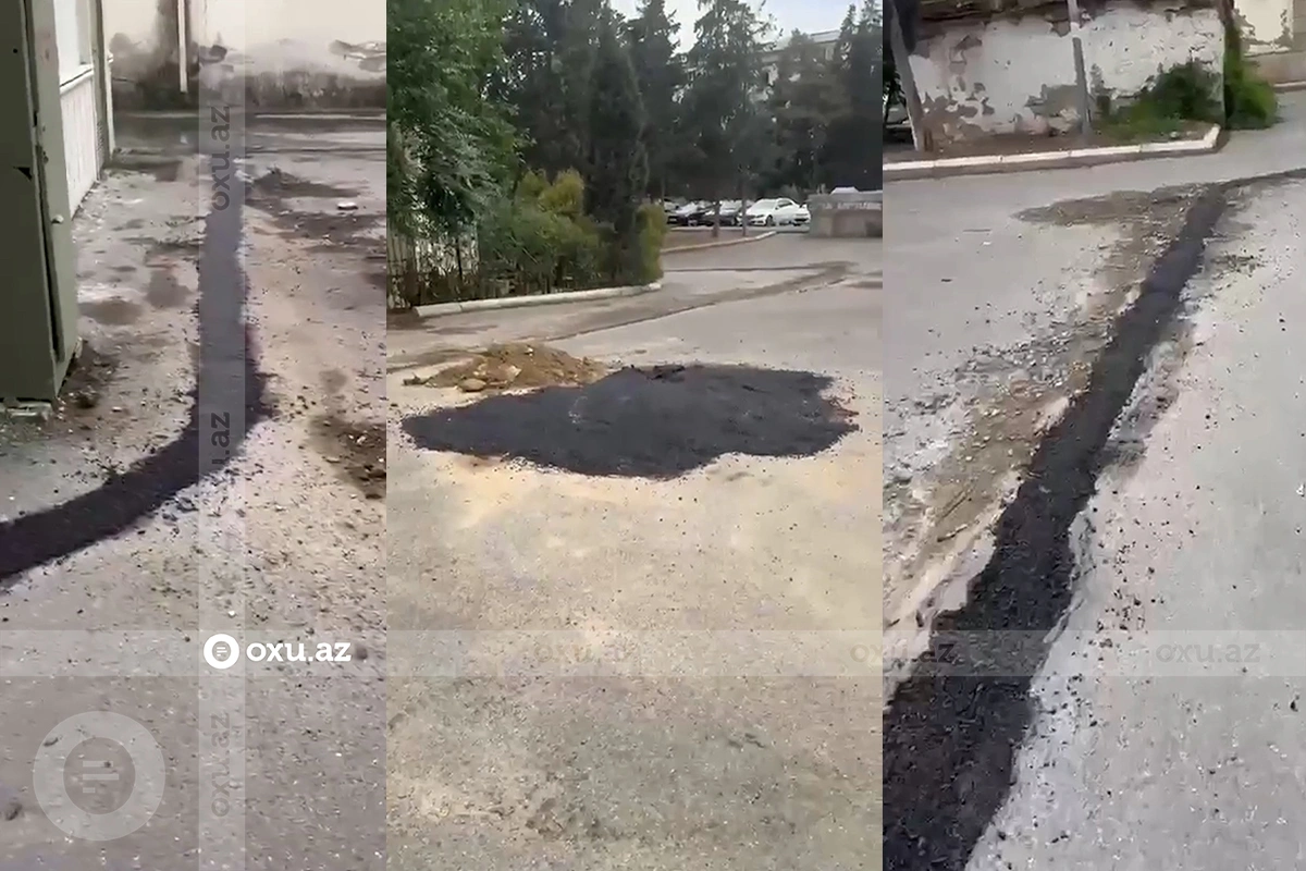 Bakıda həyəti qazıb, sonradan düzəltməməyin səbəbi nədir?