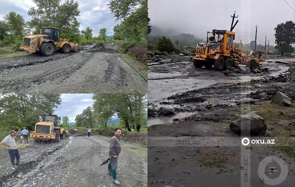 Какова ситуация в затопленных селах Габалинского района?