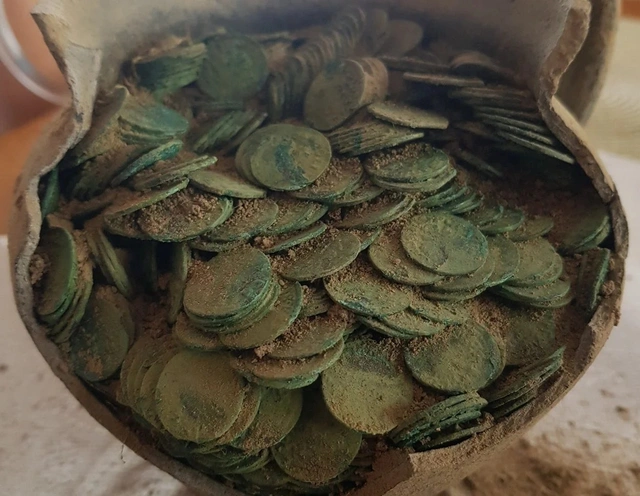 В Польше нашли тайник с римскими монетами